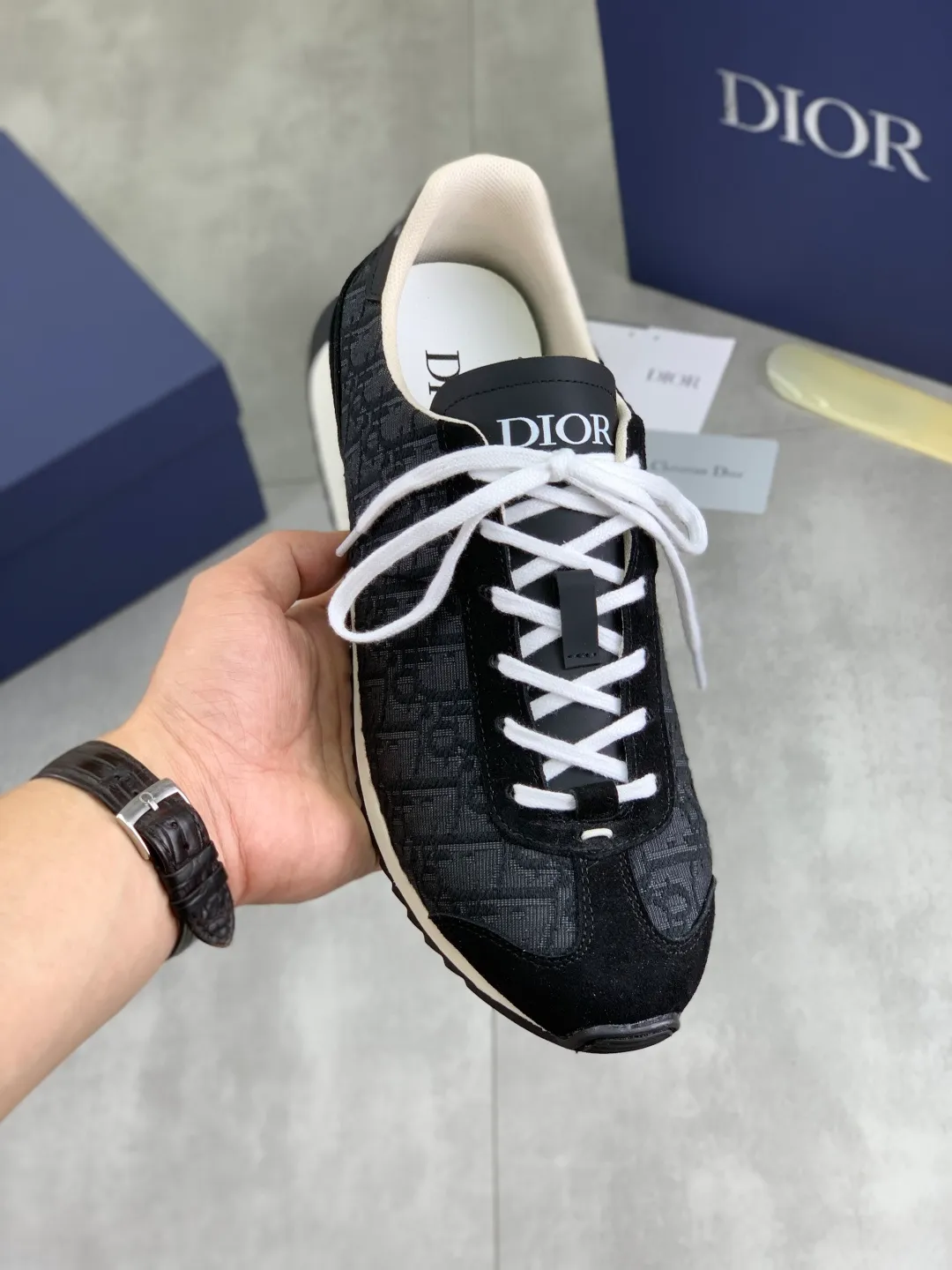 Men's Men's Shoes💰P420💰[New Style]🆘[Dior] 2025 Dior Original Lace-up Low-top Men's Shoes Classic casual shoes 🔥This model is the official flagship model with high quality and made by famous original designers. It is made of high-quality cowhide with original materials➕comfortable and breathable mesh lining➕pigskin insole. The perfect last shape and generous and fashionable design have attracted many consumers and are suitable for drivers to drive🚗. What you want is the best quality in the market. Color: 8️⃣Color Code number: 38--44 (45 46 customized)